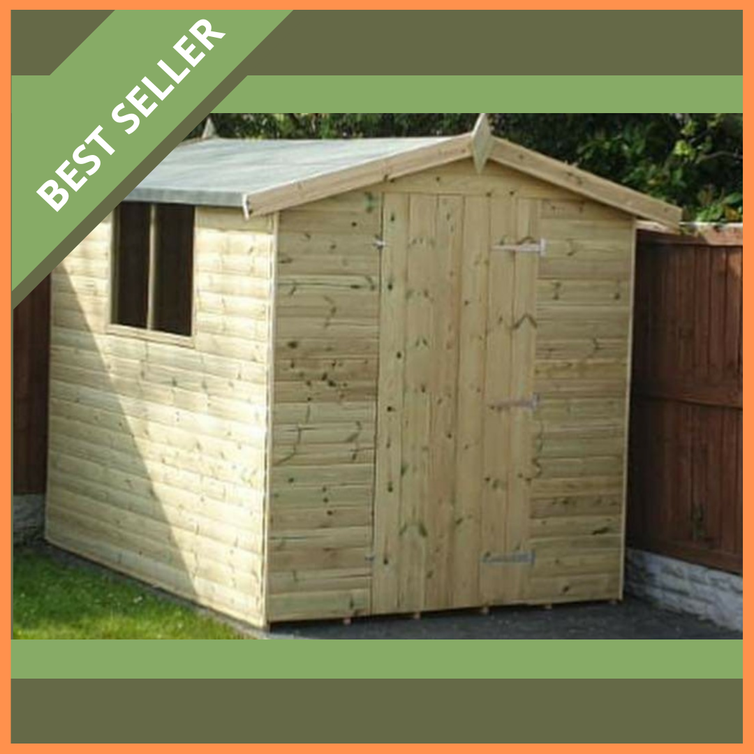 Tanalised Apex Garden Shed Keighley Timber & Fencing sheds www.keighleytimbersheds.co.uk