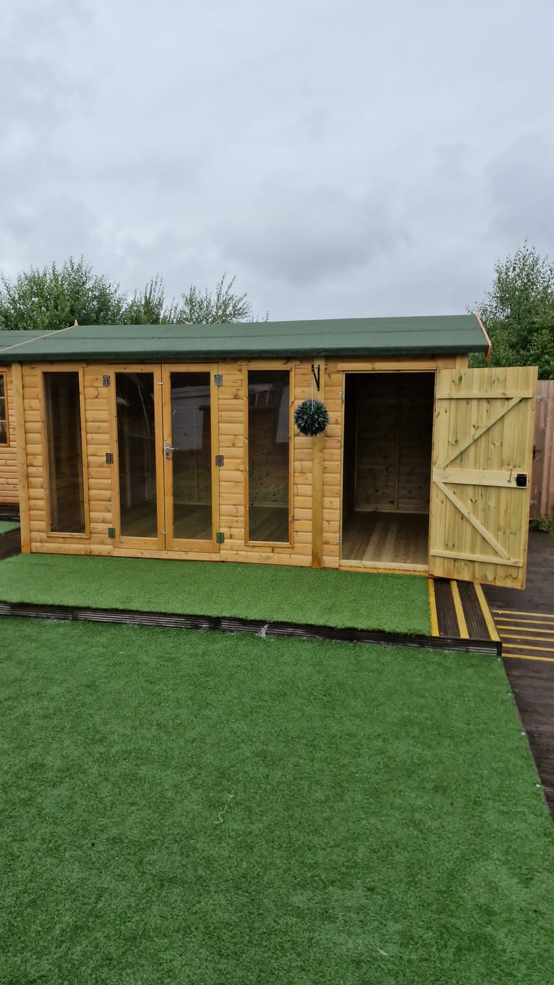 Tanalised Charlotte Combi Summerhouse Keighley Timber & Fencing sheds www.keighleytimbersheds.co.uk