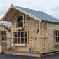 Tanalised Poppy Cottage Playhouse Keighley Timber & Fencing sheds www.keighleytimbersheds.co.uk